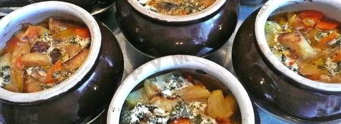 жаркое с грибами и картошкой в горшочках. Шаг 18