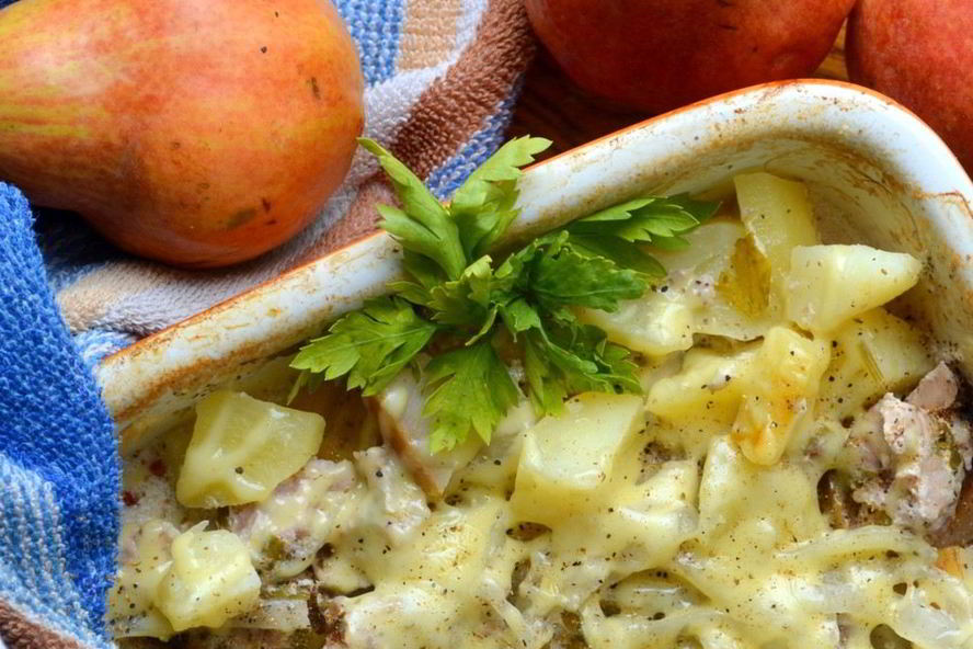 Рецепт жаркого с грушами