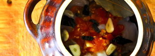 жаркое с курицей и черносливом в горшочках. Шаг 13