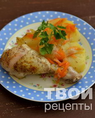 Жаркое с курицей в мультиварке