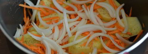 жаркое с курицей в мультиварке. Шаг 4