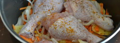 жаркое с курицей в мультиварке. Шаг 5