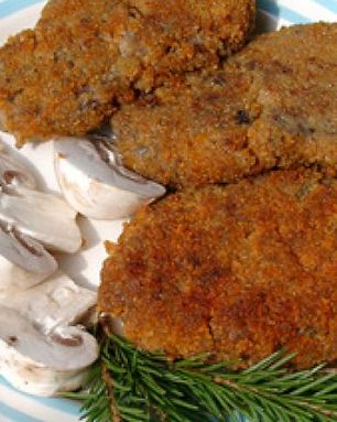 Грибные зразы в панировке