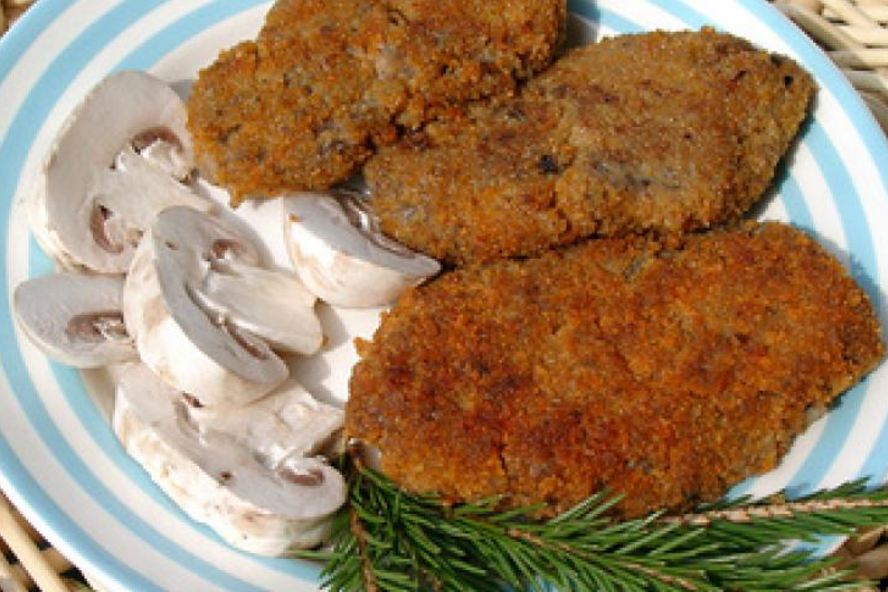 Рецепт грибных зраз в панировке