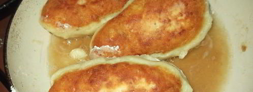 картофельные зразы с куриной печенью. Шаг 8