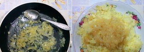 картофельные зразы с сосиской. Шаг 3