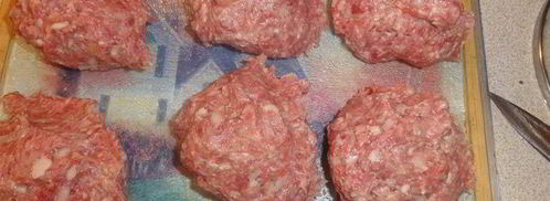 мясные зразы подсолнухи с хлопьями. Шаг 6