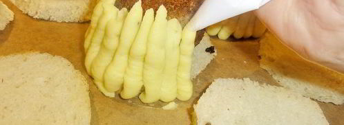 мясные зразы подсолнухи с хлопьями. Шаг 11