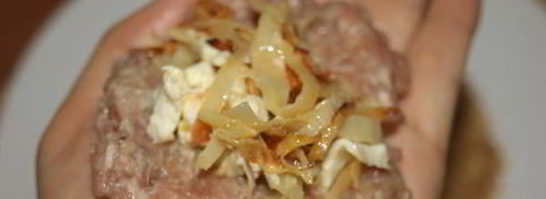 мясные зразы с капустой и яйцом. Шаг 7