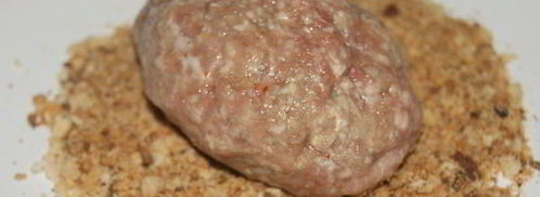 мясные зразы с капустой и яйцом. Шаг 8