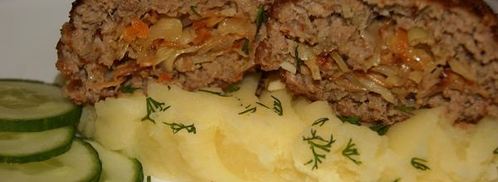мясные зразы с капустой и яйцом. Шаг 10