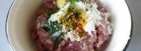 мясные зразы с начинкой из курицы. Шаг 6