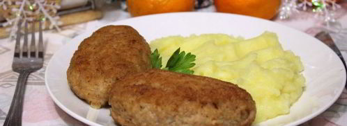 мясные зразы с сыром, яйцом и зеленью. Шаг 8