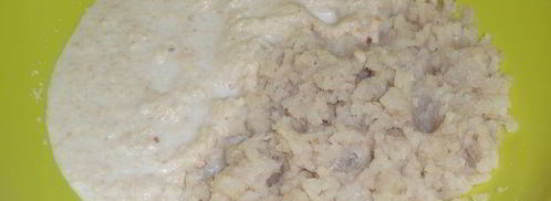 рыбные зразы с крабовым мясом. Шаг 4