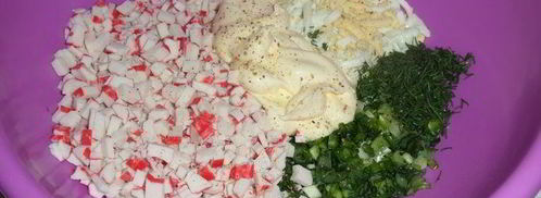 рыбные зразы с крабовым мясом. Шаг 7