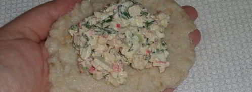 рыбные зразы с крабовым мясом. Шаг 9