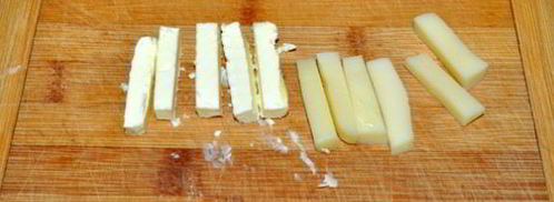 рыбные зразы с сыром, маслом и зеленью. Шаг 3