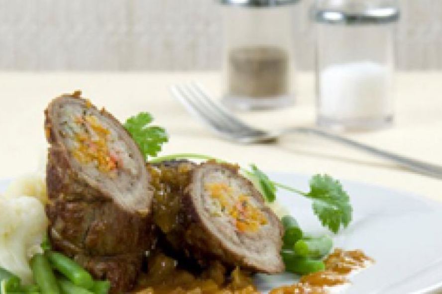 Рецепт зраз из говядины с курагой