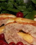 Зразы из индейки с начинкой