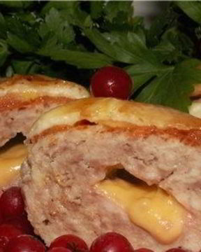 Зразы из индейки с начинкой