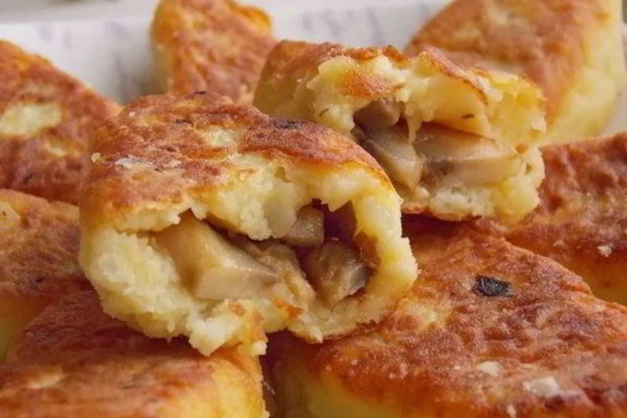Рецепт зраз из картофеля с грибной начинкой