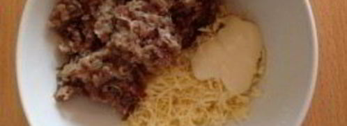 зразы картофельные с мясом в духовке. Шаг 4