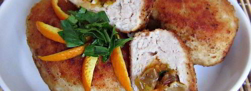 зразы куриные с сухофруктами под апельсиновым соусом. Шаг 14