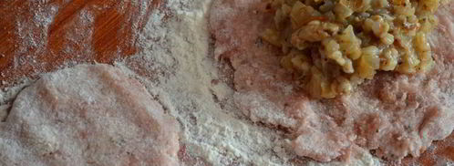 зразы с гречневой кашей и грибами. Шаг 6