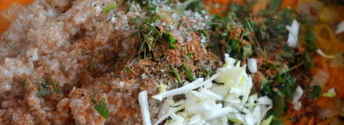 зразы с пшеничной кашей и овощами. Шаг 5