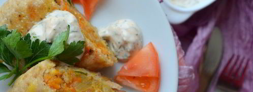 зразы с пшеничной кашей и овощами. Шаг 7