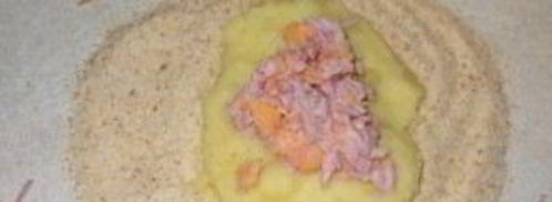 зразы с ветчиной. Шаг 5