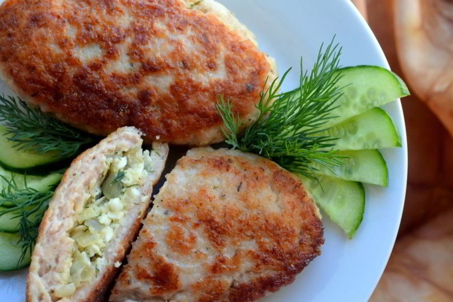 Рецепт зраз с яйцом и зеленью