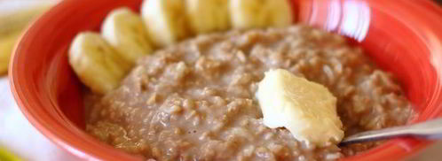 геркулесовая каша с бананом и орехами. Шаг 11