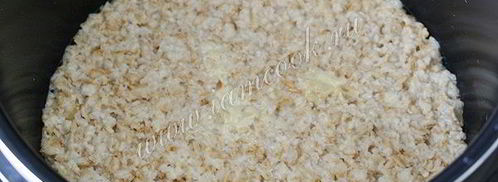 геркулесовая каша в мультиварке. Шаг 8