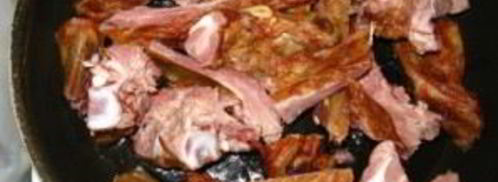 гороховая каша с копчеными ребрышками. Шаг 4