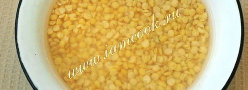 гороховая каша с луком. Шаг 4