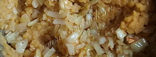 гороховая каша с луком. Шаг 8