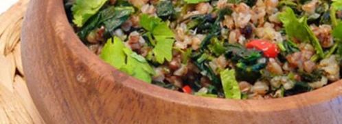 гречка с чили и шпинатом. Шаг 5