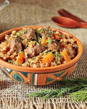 Гречка с говядиной в мультиварке