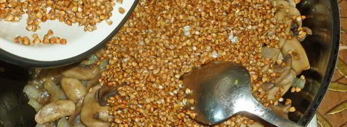 гречка с грибами и луком. Шаг 9