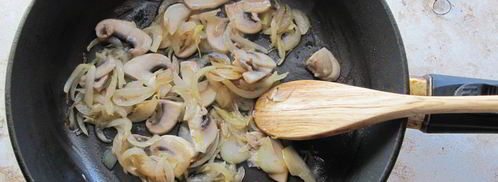 гречка с грибами и отбивной. Шаг 6