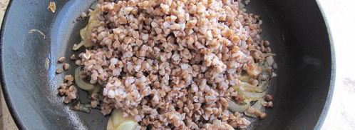 гречка с грибами и отбивной. Шаг 7