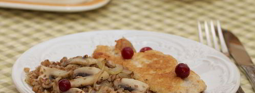 гречка с грибами и отбивной. Шаг 11