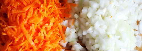 гречка с грибами и овощами в духовке. Шаг 3