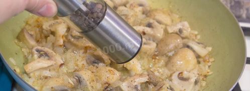 гречка с грибами в горшочке. Шаг 7