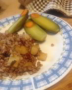 Гречка с картофелем и специями