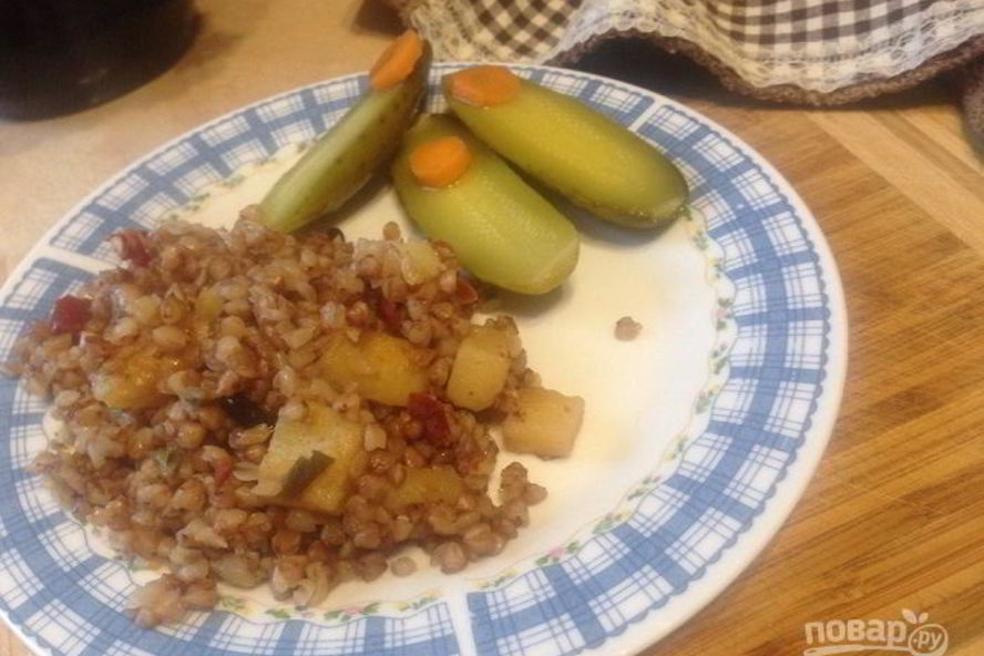 Рецепт гречки с картофелем и специями