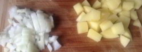 гречка с картофелем и специями. Шаг 3