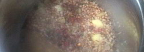 гречка с картофелем и специями. Шаг 9