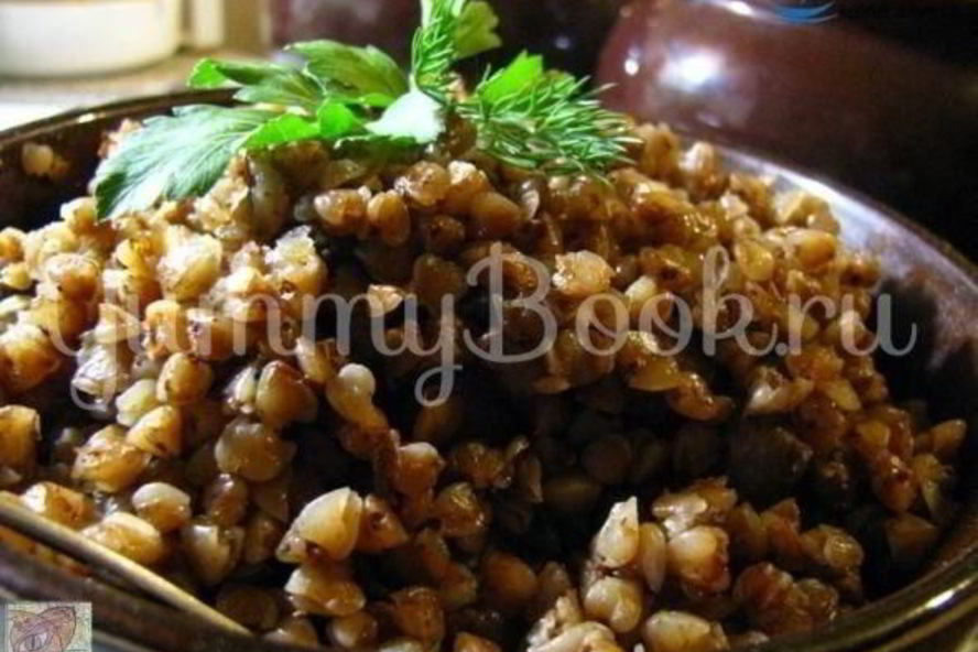 Рецепт гречки с куриными сердечками